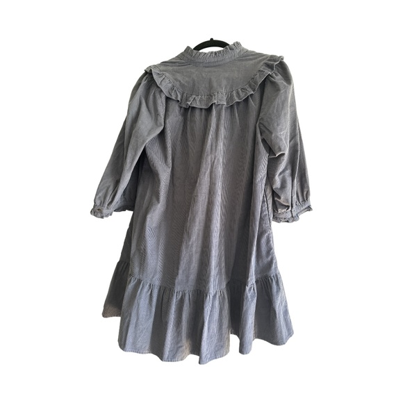 Target - Universal Thread - Pilcro - Button Down - Blue Corduroy - Tiered Dress - Picture 2 of 4
